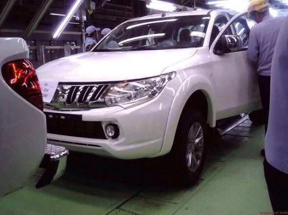 Появились фото новой модели Mitsubishi