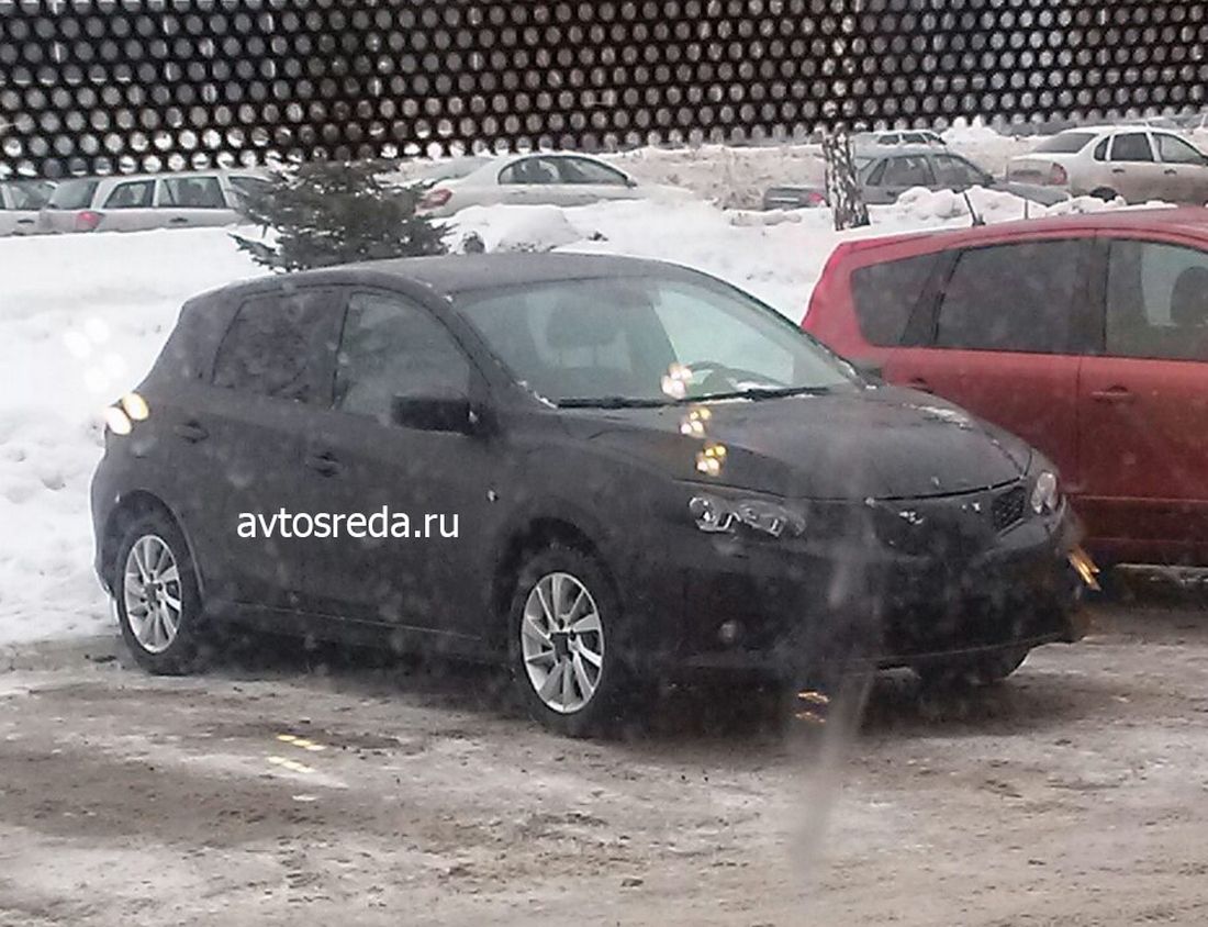 «Ижевская» Nissan Tiida засветилась в Тольятти