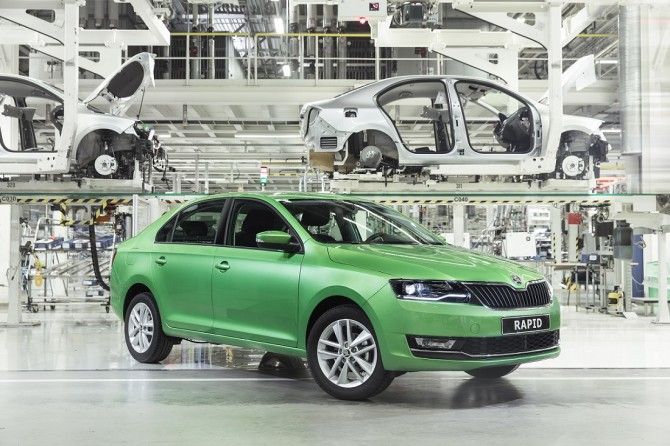 Стартовало производство обновленного Skoda Rapid