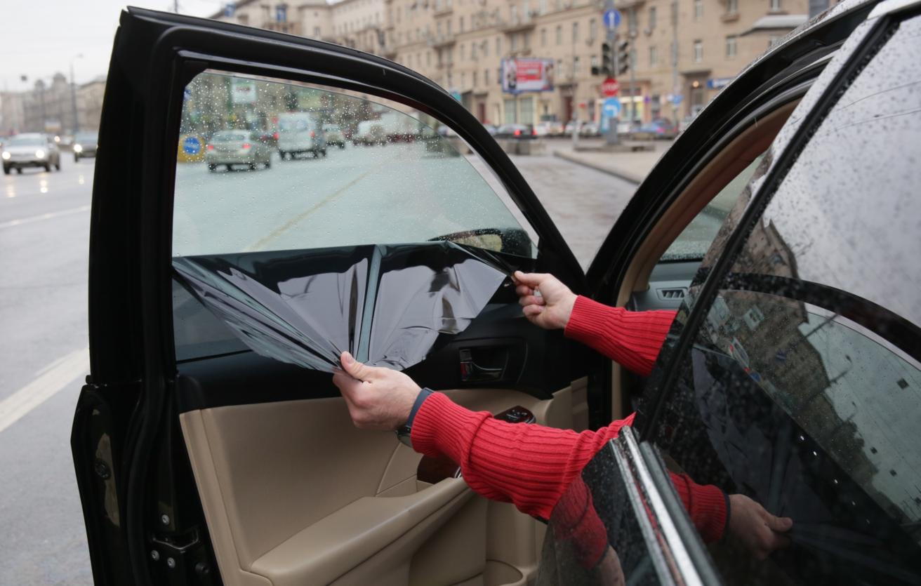 С 9 января начнут штрафовать за тонировку  