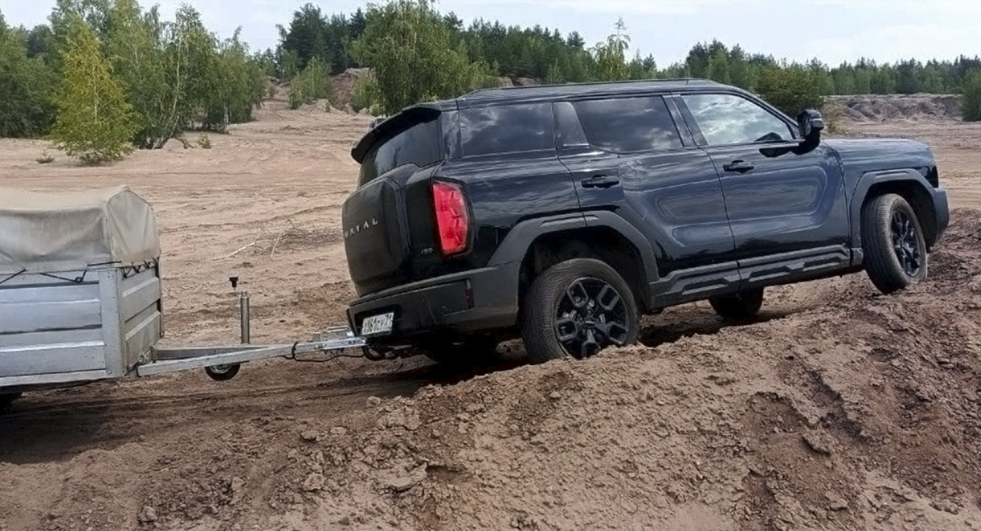 Кроссовер HAVAL H3 с фаркопом прошел динамический тест 