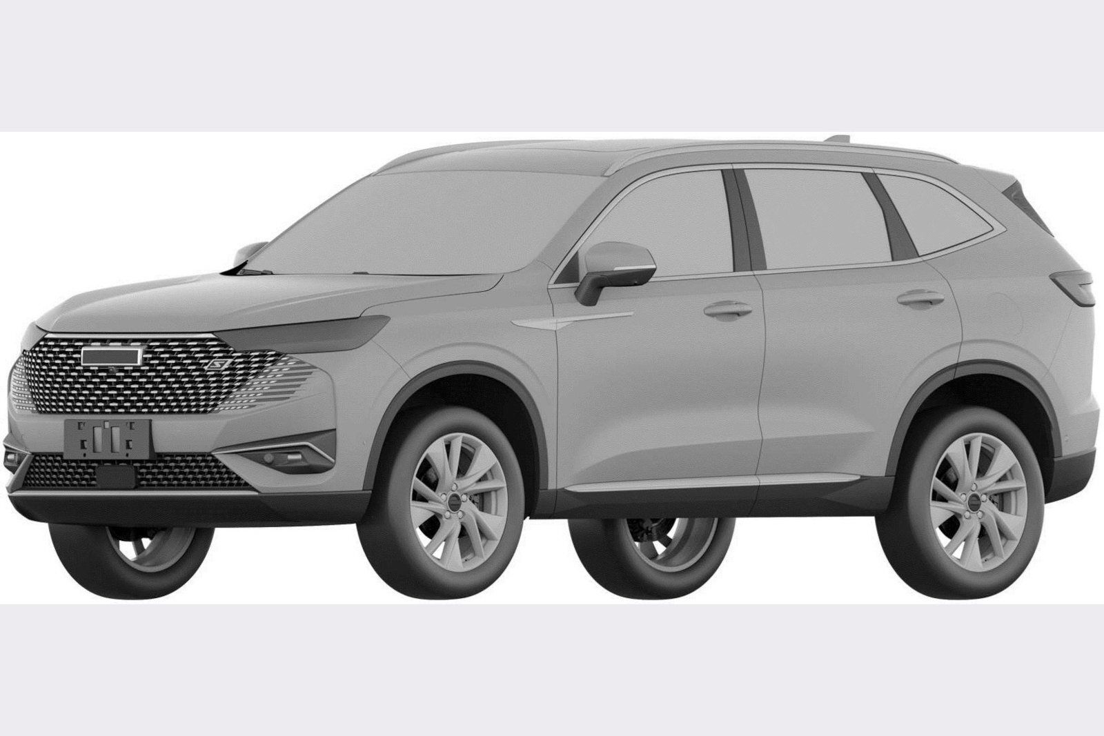 В России запатентован новый кроссовер Haval 