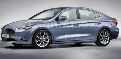 В Сети появились новые рендеры седана Ford Focus 2019