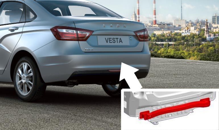 LADA VESTA теперь будет без балки заднего бампера