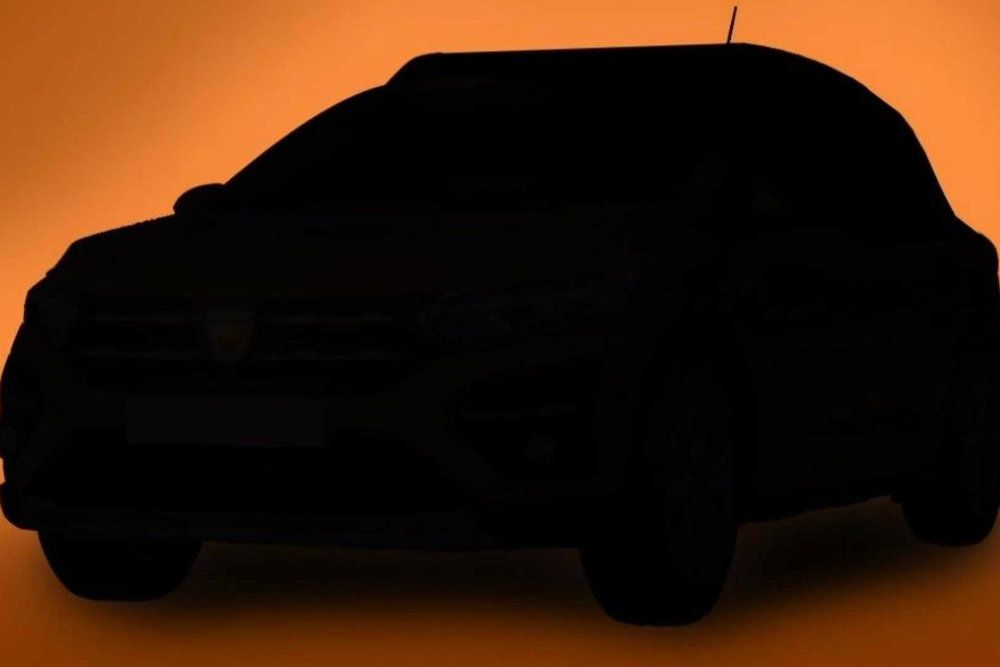Renault опубликовала в виде черных пятен первые изображения новых Logan и Sandero