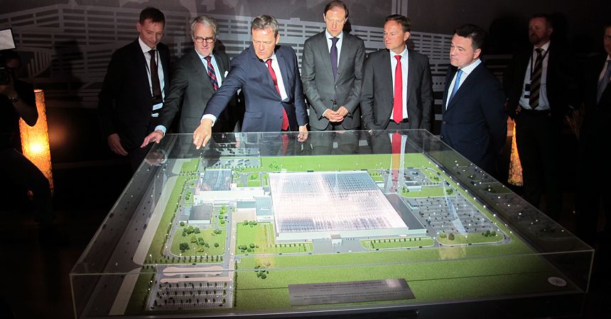 В Подмосковье началось строительство завода Mercedes