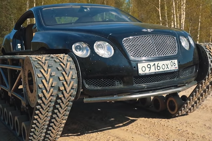 Bentley на гусеницах: комфорт и вседорожность!