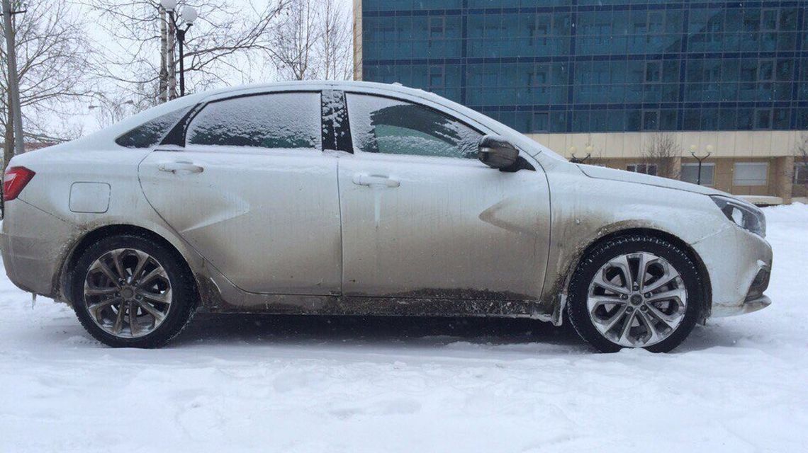 LADA Vesta Sport заметили на северных испытаниях