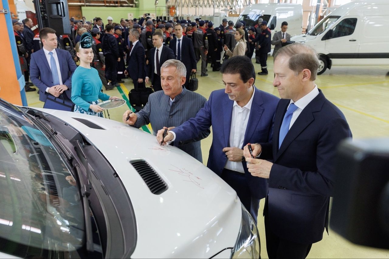 Старт производства коммерческих автомобилей Sollers SF5!