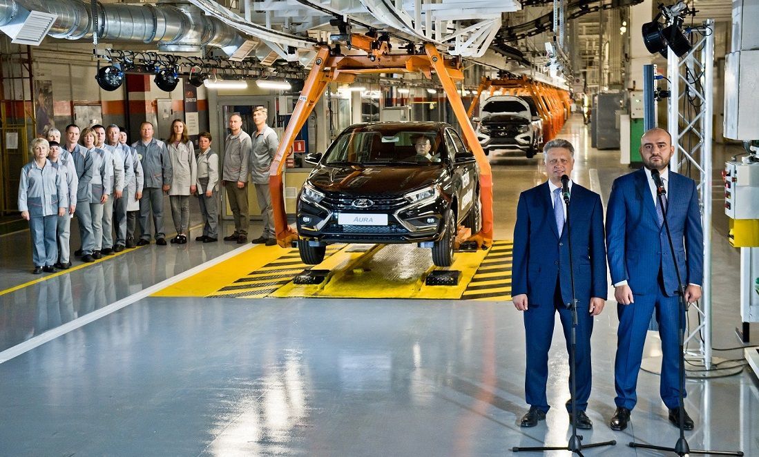 Старт производства новой модели – бизнес-седана LADA Aura 