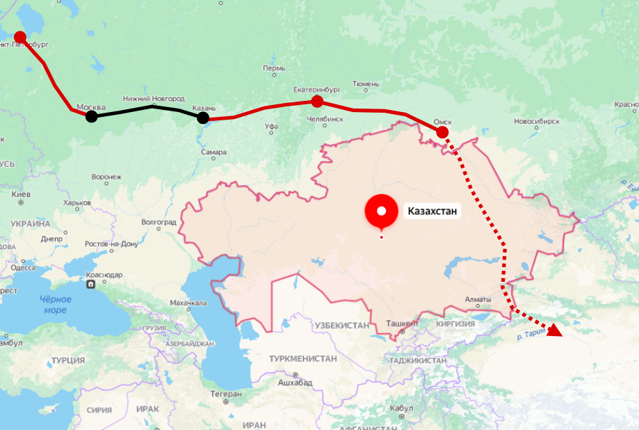 Почему трассу М12 до Китая планируют строить в обход Казахстана?